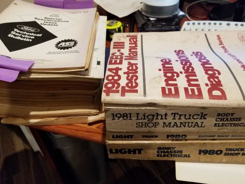1983 Ford Bronco - Some old manuals & TSB books I bought