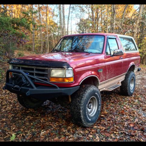1995 Ford Bronco - New bumpers on