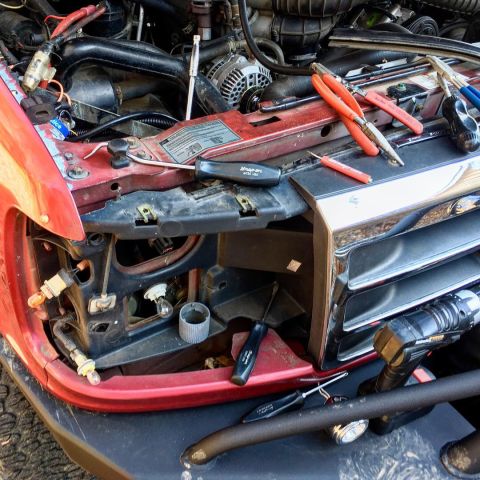 1995 Ford Bronco - New headlights