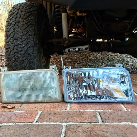 1995 Ford Bronco - New headlights