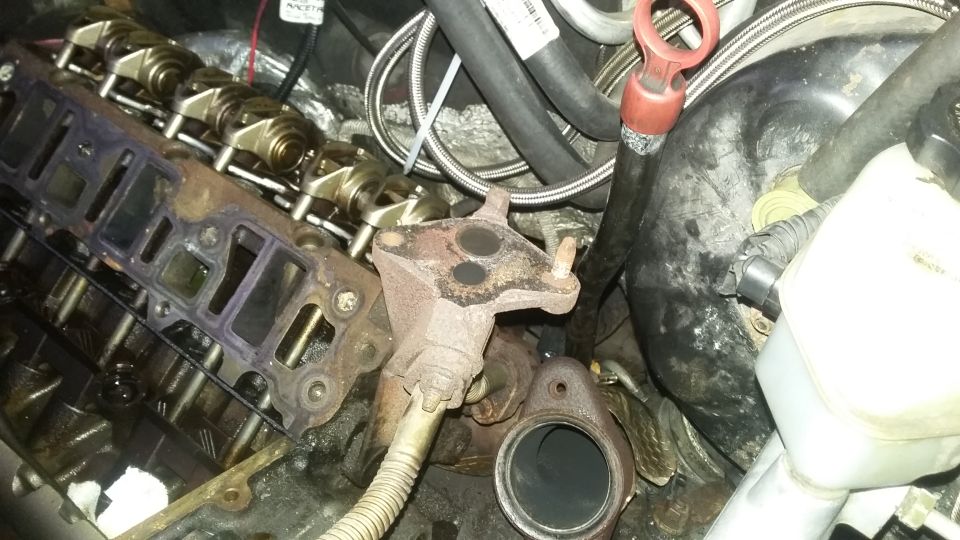 Engine intake manifold and exhaust components