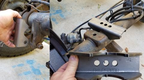 1983 Ford Bronco - The new shock brackets are [url=https://www.amazon.com/gp/product/B01IRYPDFM]Rusty's Universals , but I had to re-cut them to match the ang…