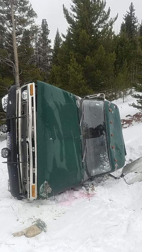 1996 Ford Bronco - rollover