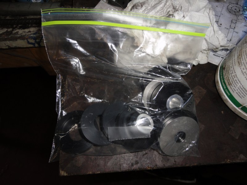 Bag of assorted rubber and metal bushings or mounts