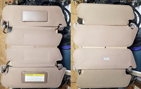 1983 Ford Bronco - '94-97 Bronco/F Mocha Dual Visor Set (#3) IF THE IMAGE IS TOO SMALL, click it. Fits '80-96 Bronco & F-series (& '97>8500GVWR) This hour-lon…