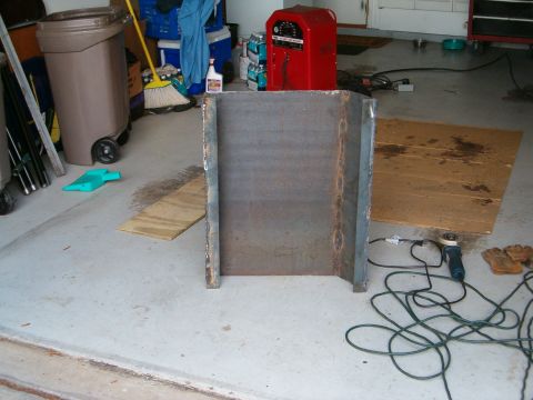 1979 Ford Bronco - Gas tank skid plate... fit really tight. Made 3-24-04 and 3-25-04.