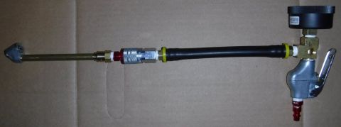 1992 Ford Bronco - Custom tire inflator, all finished except for side-mount bleeder valve.