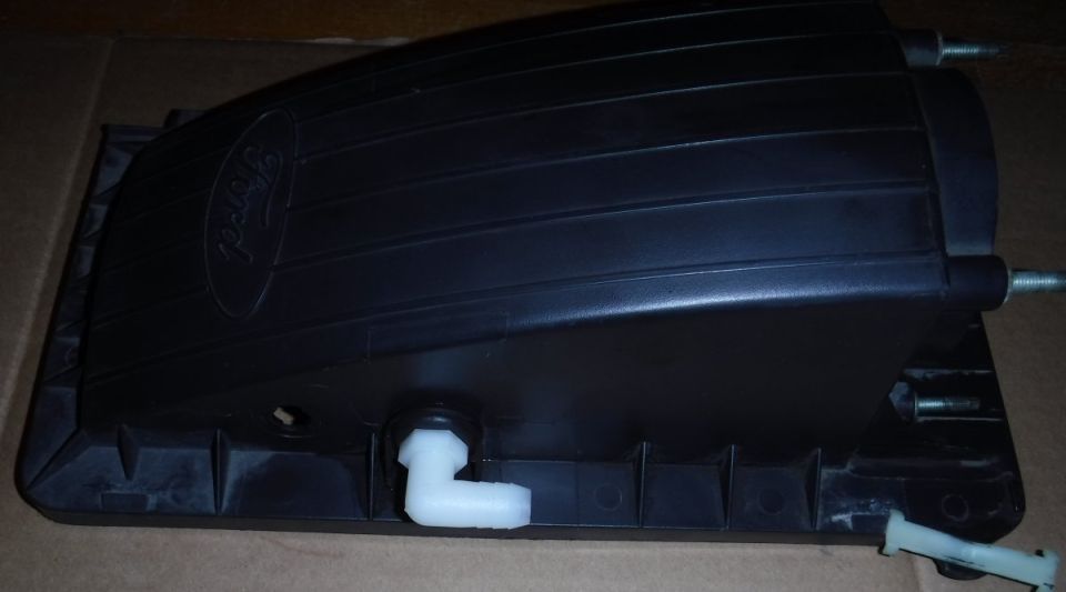 Added a barb to the MAF air box to run the York's suction port to it, instead of the breather filter.