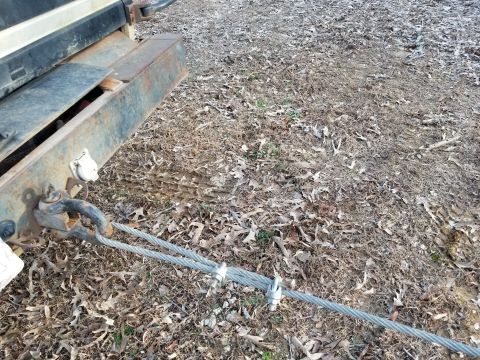 1983 Ford Bronco - This is either 1/2" or 5/8" (if that exists) aircraft cable, and I've used it before as an anchor line, and as a winch extension.…
