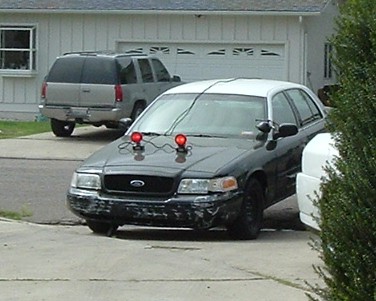 1999 Ford Crown Victoria - off to the body shop
