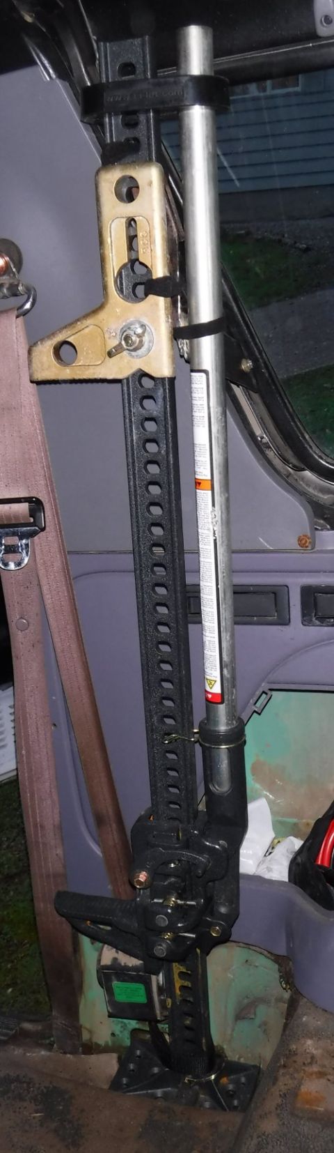 1992 Ford Bronco - Hi-Lift mounted.