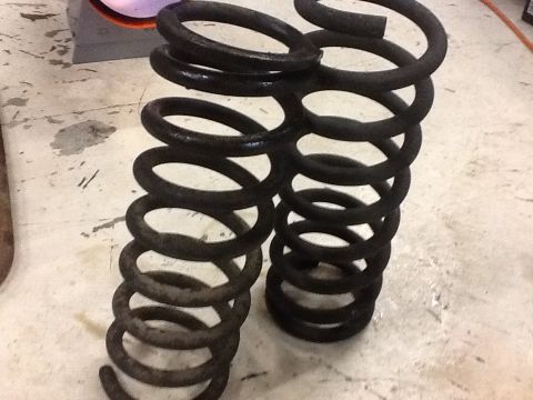 1972 Ford Mustang - Springs as they came out of the citric acid bath. They were painted black from the factory.