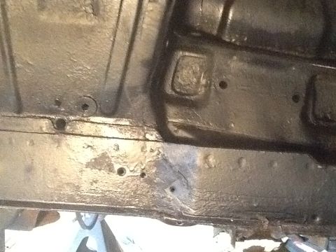 1972 Ford Mustang - First steps after cleaning and painting drivers side