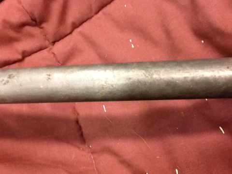 1972 Ford Mustang - Strut rod close up after citric acid bath. Came out nice.
