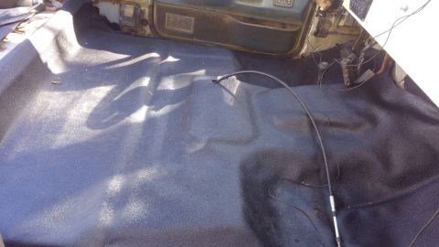 1988 Ford Bronco - vinyl flooring passenger side view