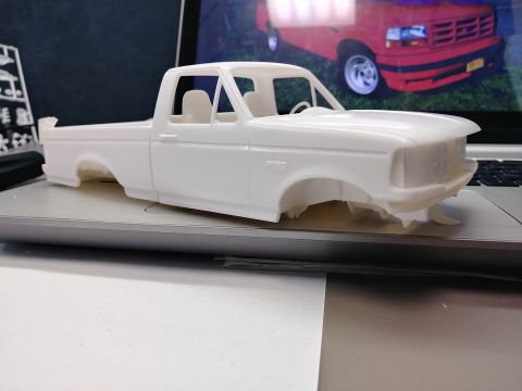 1995 Ford Bronco - Trim removal complete.