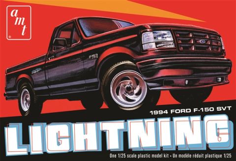 1995 Ford Bronco - AMT 1994 Ford SVT Lightning Box Art.