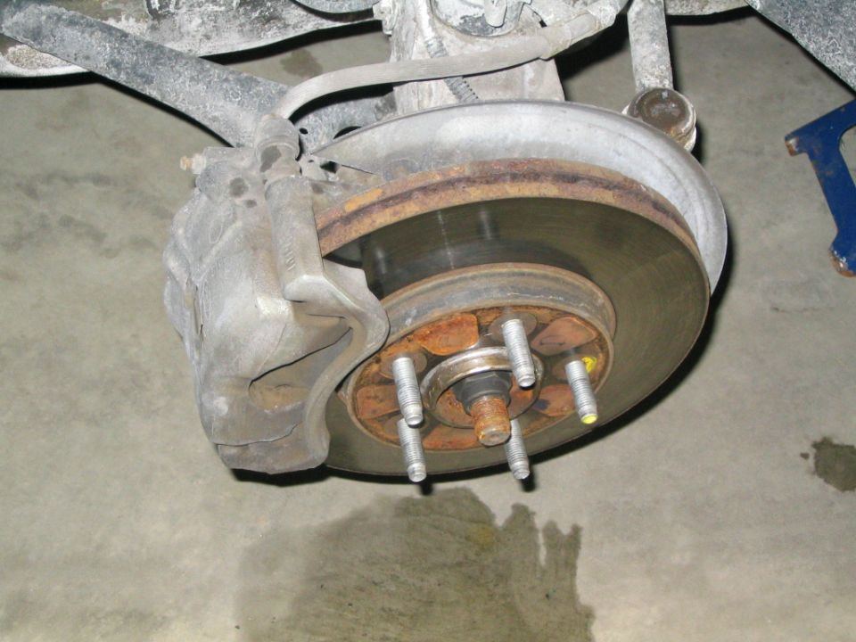 Brake caliper and rotor assembly