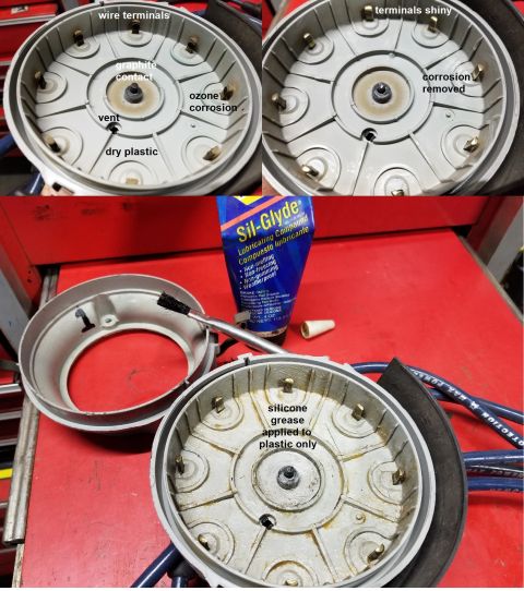 1983 Ford Bronco - A distributor cap doesn't have to be replaced just because it has some miles. If the wear is minor, it can be cleaned & used again. The cor…