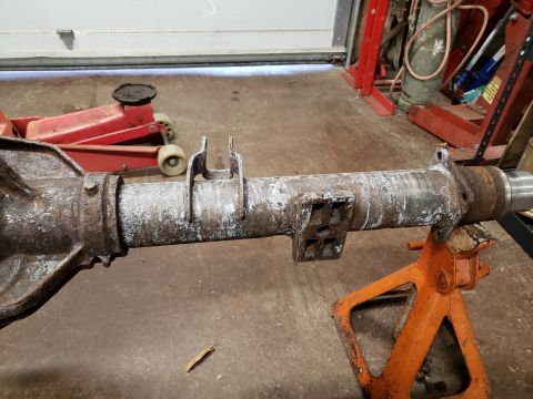 1996 Ford F-250 - After the acid wash or as Por15 call it Metal Prep.