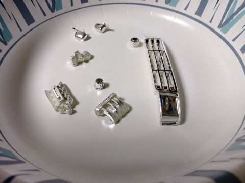 1995 Ford Bronco - The Formula 409 trick usually works on stripping chrome from plastic parts. Generally the chrome gets dissolved easily on many model kits.…