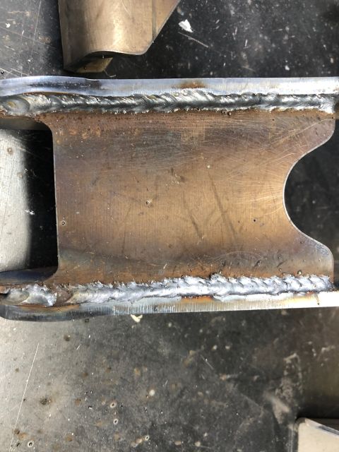 1992 Jeep Wrangler - Welded metal bracket showing signs of rust and wear.