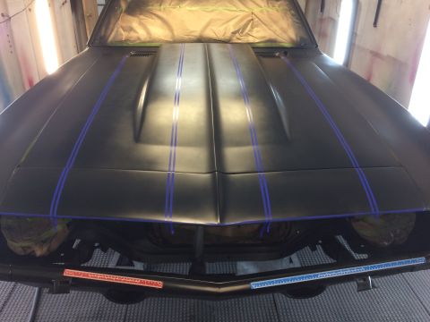 1969 Chevrolet Camaro - Laying out the stripes