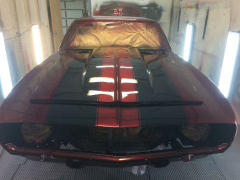 1969 Chevrolet Camaro - Candy over the black