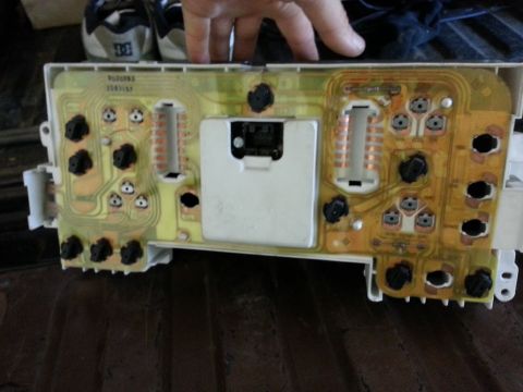 1978 Ford Bronco - Circuit board for a vehicle's instrument cluster, showing electronic components and connections.