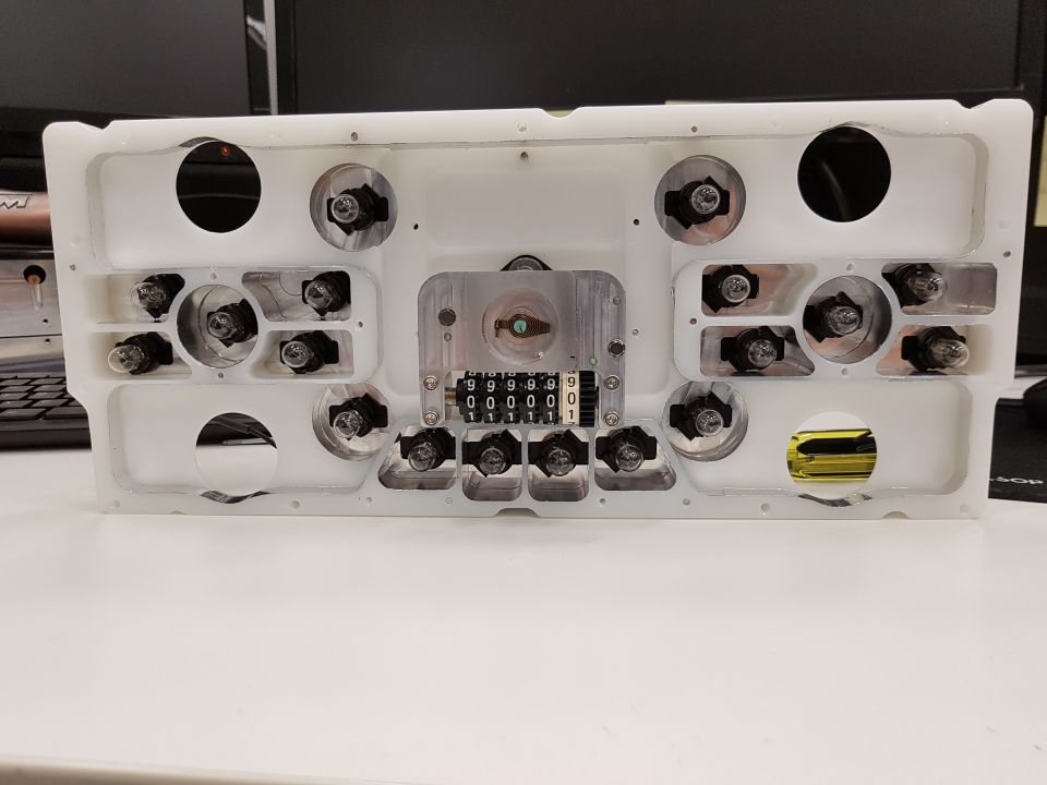Gauge cluster with odometer showing 0000011