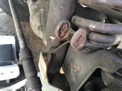 1995 Ford Bronco - This image shows vehicle suspension components, not a complete vehicle.