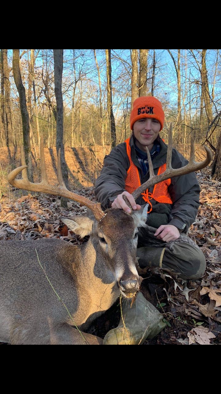 ...but he's not wandering around any more.  One of my neighbors has been hunting him for a few seasons, and got lucky this year.