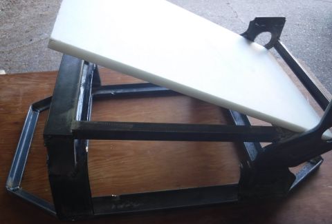 1992 Ford Bronco - I had some long pieces of cutting board material that happened to be the exact 11.75" width between the uprights!