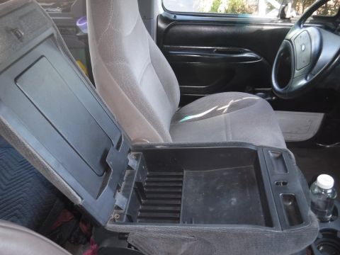 1992 Ford Bronco - Lots of storage in the seat back. It can only open when in the horizontal position, so minimal concern of dumping stuff out the back when u…