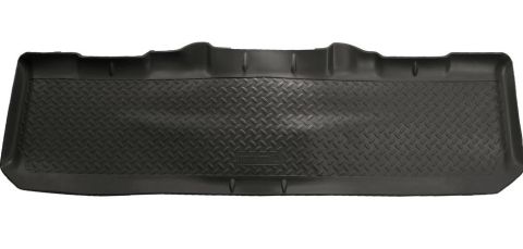1995 Ford Bronco - A black rubber floor mat with a diamond plate pattern is shown against a white background.