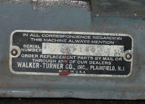 2002 Ford Ranger - machine label tag
