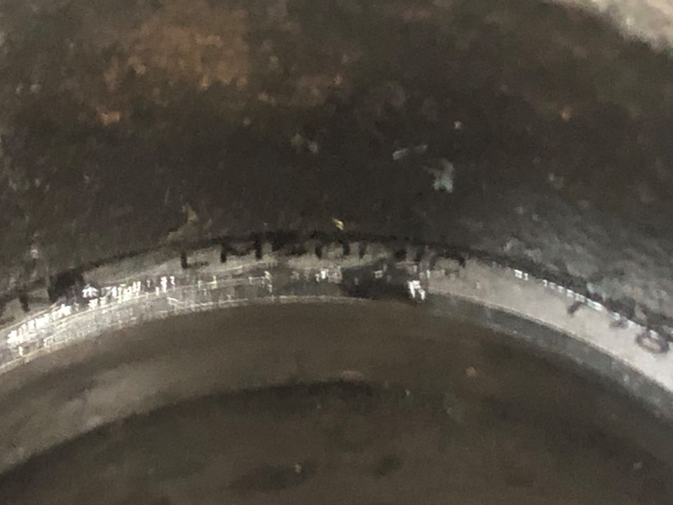 Brake rotor with visible text "LM60700"