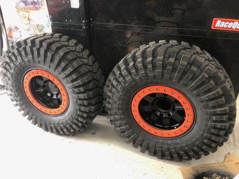 1992 Jeep Wrangler - These aggressive off-road tires and wheels are ready for any terrain.