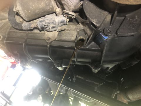 1995 Ford Bronco - Looks like I might know where my ATF leak is coming from. Looks like the transfer case input shaft seal is allowing fluid from the transmis…