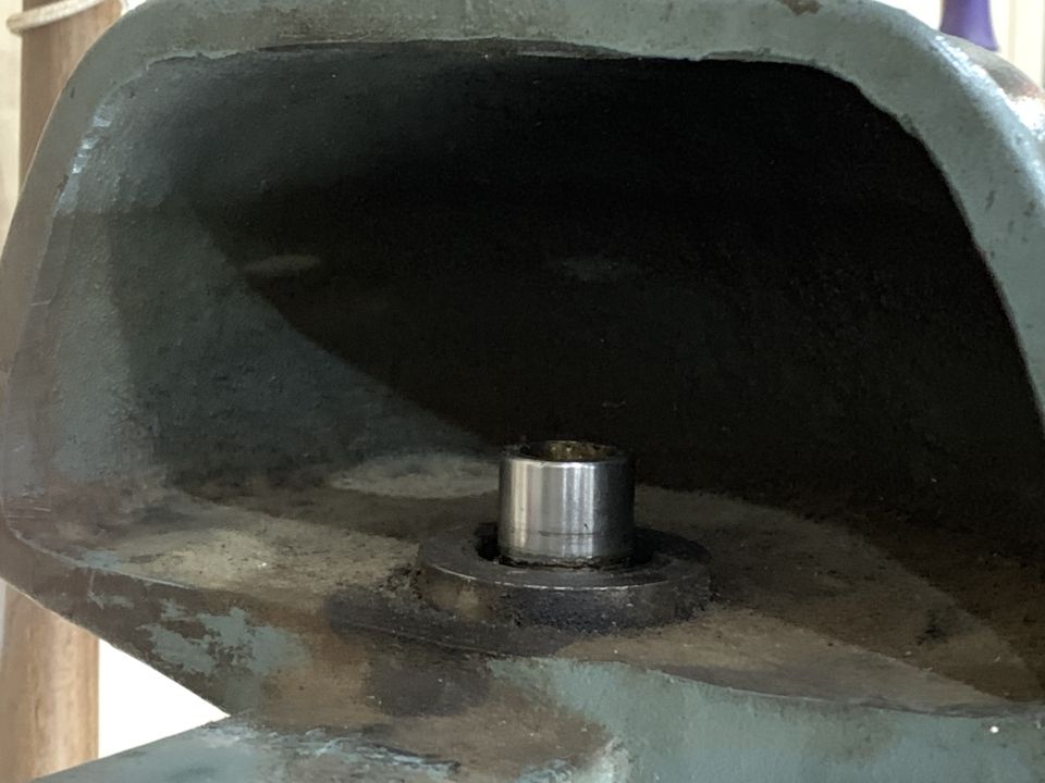 bearing stuck in drill press head