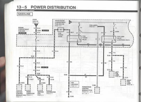 1996 Ford Bronco - Power Distribution 5