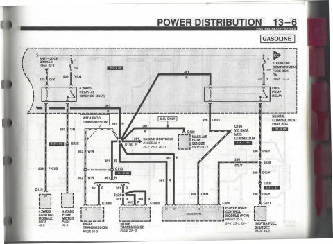 1996 Ford Bronco - Power Distribution 6