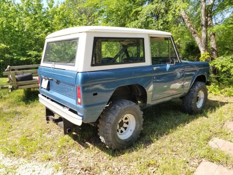 1974 Ford Bronco - It has a 20-foot paint job, and it runs & drives (sort of), but it needs a lot of work.