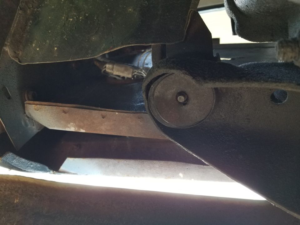 This body perch has been damaged somehow, but not badly enough to require repair.