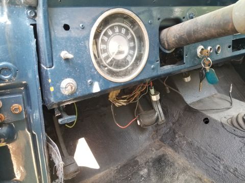 1974 Ford Bronco - The upper switch at this end of the dash does nothing. A lot of dash problems were simply painted over, including at least one piece of mas…