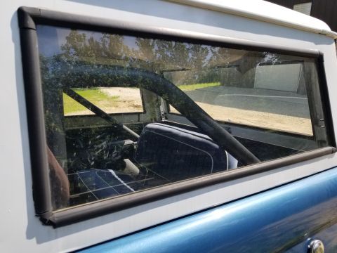 1974 Ford Bronco - The window gaskets are shot, but so are the few other body seals that are installed. There's a box full of new seals. The front headliner i…