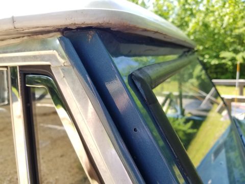 1974 Ford Bronco - The window gaskets are shot, and most of the door & body seals have large leaks.