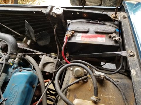 1974 Ford Bronco - This MotorCraft TestedToughMax Group 65 (BXT-65-850) is what the tray was designed to hold, and its terminals are where I want them. It's ~…
