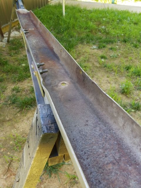 1974 Ford Bronco - The front bumper had been bumped several times. But it had also been painted withOUT prepping the chrome, so I couldn't do much without tak…