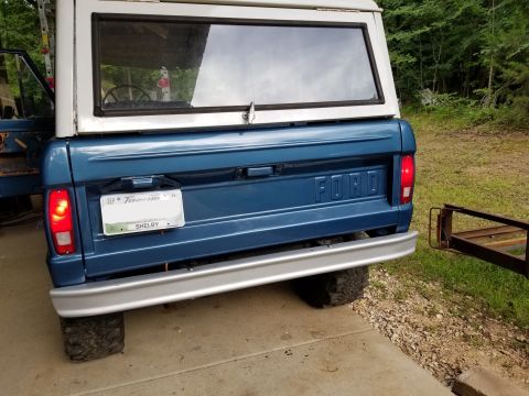 1974 Ford Bronco - After reinstalling the bumpers, I repaired the lights so the truck is closer to street-legal.